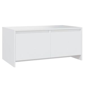 vidaXL Mesa de centro 90x50x41,5 cm derivados de madeira branco