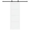 vidaXL Porta Deslizante ORKDAL Branco 83 x 232 cm