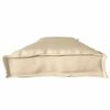 vidaXL Conjunto de Almofadas para Palete 2 pcs Bege 180 x 40 x 8 cm