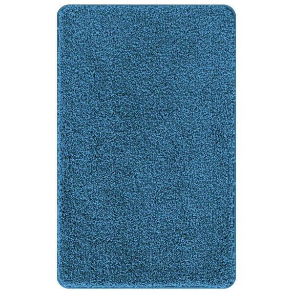 vidaXL Tapete de Banho Antiderrapante Azul 60 x 90 cm PP