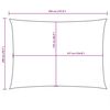 vidaXL Para-sol estilo vela tecido oxford retangular 2x3,5 m bege