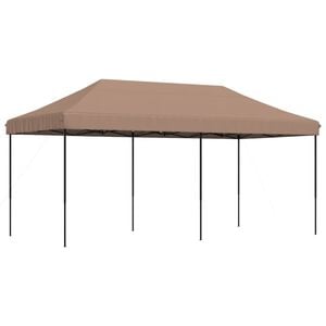 vidaXL Tenda para festas pop-up dobr&aacute;vel 580x292x315 cm castanho