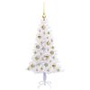 vidaXL &Aacute;rvore de Natal Artificial com 150 LEDs Branco 120 cm PVC e A&ccedil;o