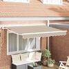 vidaXL Estrutura de Toldo Manual Bege 250 x 200 cm