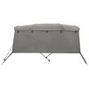 vidaXL Toldo de 4 arcos Bimini c/ paredes laterais 243x(185-198)x137cm