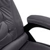 vidaXL Cadeira escrit&oacute;rio c/ fun&ccedil;&atilde;o de massagem veludo cinzento-escuro