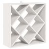 vidaXL Escorredor de Vinho 2 pcs Branco 62 x 25 x 62 cm