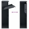 vidaXL Caixa para entrega de pacotes Antracite 44 x 22 x 82 cm A&ccedil;o