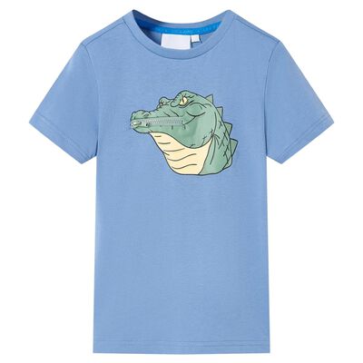 T-shirt de criança azul médio 92