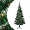 vidaXL &Aacute;rvore de Natal Artificial Pr&eacute;-iluminada Verde 150 cm