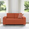 vidaXL Sof&aacute;-luvas 160x77x82 cm tecido corduroy laranja vermelho