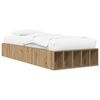 vidaXL Estrutura de Cama com Armazenamento Carvalho Artisian
