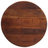 vidaXL Tampo de mesa redondo Ø50x2,5cm madeira recuperada maciça