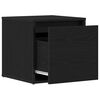 vidaXL Baú de Gavetas com gaveta Carvalho Preto 40,5 x 40 x 40 cm