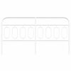 vidaXL Cabeceira de cama 193 cm metal branco