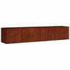 vidaXL Canteiro elevado de jardim 200x40x40 cm a&ccedil;o corten