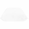 vidaXL Travesseiro para Dormir Liso Branco 74 x 39 x 13 cm