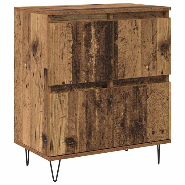 vidaXL Buffet Madeira antiga 60 x 35 x 70 cm