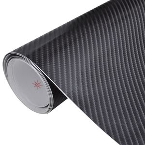 vidaXL Pel&iacute;culas para carro 2 pcs 100x150 cm + 50x150 cm 4D preto