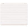 vidaXL Vaso/floreira de jardim 60x60x49,5 cm pinho maci&ccedil;o branco