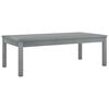 vidaXL Mesa de centro 100x50x33 cm madeira de ac&aacute;cia maci&ccedil;a cinzento