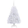 vidaXL &Aacute;rvore de Natal Articulada Artificial Branco 120 cm PVC e A&ccedil;o