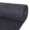 vidaXL Tapete Antracite 1,2 x 10 m Poli&eacute;ster