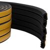 vidaXL Selante de Janela Autocolante Preto 10 x 6 mm 12 m