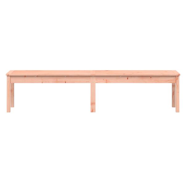 vidaXL Banco jardim c/ 2 lugares 203,5x44x45 cm madeira douglas maciça