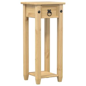 vidaXL Suporte de plantas Corona 30x30x73 cm madeira de pinho maci&ccedil;a