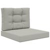 vidaXL Almofada para Sof&aacute; Externo Poli&eacute;ster Cinzento 60 x 60 cm