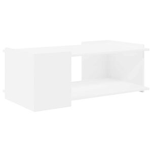vidaXL Mesa de centro Branco 90 x 50 x 33 cm Derivados de Madeira