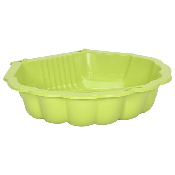 vidaXL Caixas de areia 2 pcs 77x87x21 cm pl&aacute;stico verde