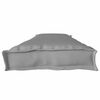 vidaXL Conjunto de Almofadas para Palete 2 pcs Cinzeto 180 x 40 x 8 cm