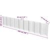 vidaXL Muro gabi&atilde;o em a&ccedil;o galvanizado 630x30x100 cm