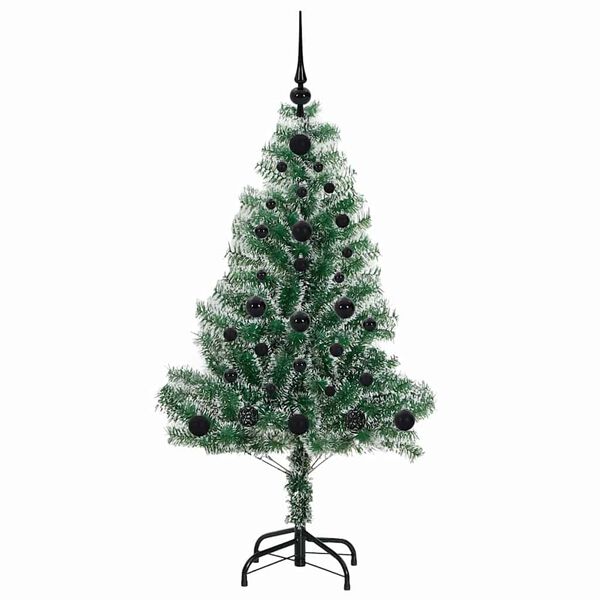 vidaXL &Aacute;rvore de Natal Artificial Coberta de Neve com Luzes de LED