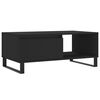 vidaXL Mesa de centro 90x50x36,5 cm derivados de madeira preto