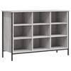 vidaXL Sapateira 100x35x70 cm derivados de madeira cinzento sonoma