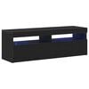vidaXL Gabinete para TV 120 x 35 x 40 cm Carvalho Preto