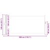 vidaXL Toldo lateral retr&aacute;til 140x300 cm creme