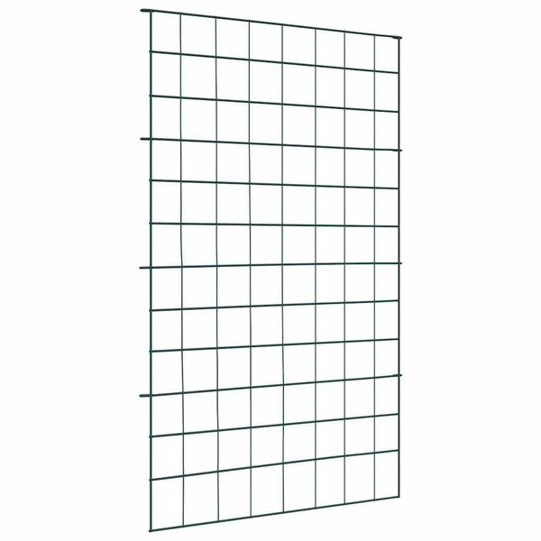 vidaXL Conjunto de Cerca para Lago 8 pcs Verde 50 x 80 cm A&ccedil;o