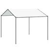 vidaXL Gazebo 4 x 4 x 2,6 m Branco A&ccedil;o e Poli&eacute;ster 180 gsm