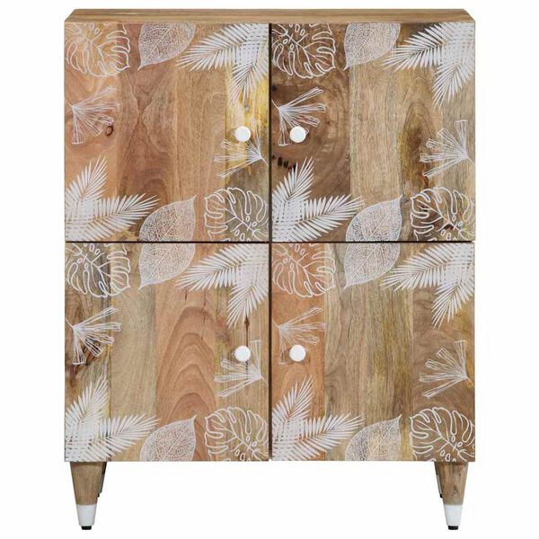 vidaXL Aparador 60x33,5x75 cm madeira maci&ccedil;a manga