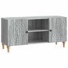 vidaXL Gabinete para TV 102 x 34,5 x 50 cm Sonoma Cinzento