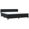 vidaXL Cama com molas/colch&otilde;es 180x210 cm veludo preto