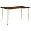 vidaXL Mesa de Jantar Com Bordas Naturais 140 x 80 x 75 cm