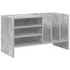 vidaXL Arm&aacute;rio para discos de vinil Cinzento 78,5 x 35 x 45 cm