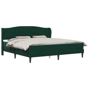 vidaXL Estrutura da Cama com cabeceira Preto 180 x 200 cm Veludo