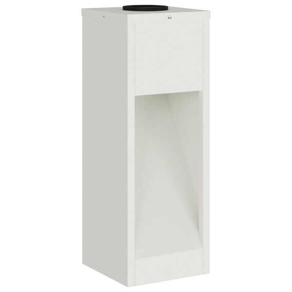 vidaXL Luz Solar LED de Caminho 2 pcs Branco A&ccedil;o Laminado a Frio