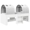 vidaXL Cama com T&uacute;nel 4 pcs Branco Derivados de Madeira